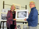 Roy Barrow : Being Congratulated by Ginny Campbell