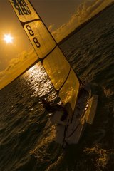 Sailing into the Sunset by Richard White