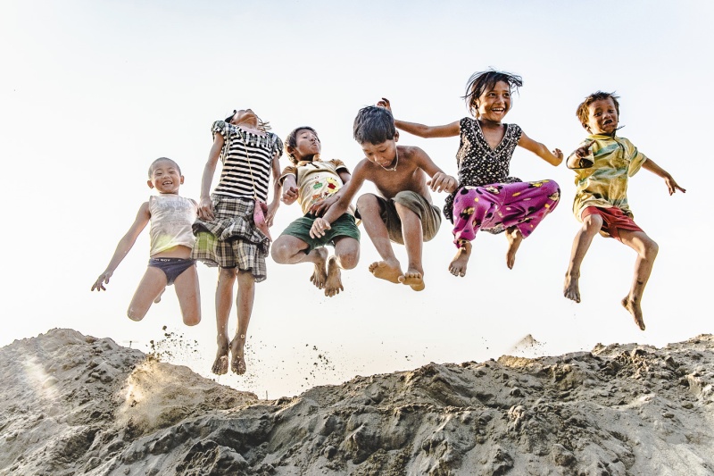 The River Children Mandalay by Jane Tearle