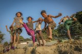 The River Children Myanmar by Jane Tearle