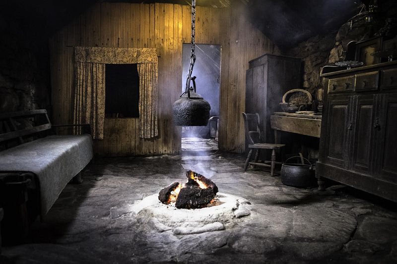 Peat Fire by Graham Lawrence