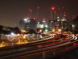 Train Trails London by Neil Crick