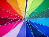 Umbrella Rainbow by Helen Jones