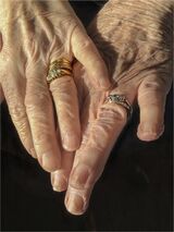 Widows Comparing Rings by Penny Piddock Commended