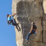 Winspit climbers by David Knott Highly Commended Club Section