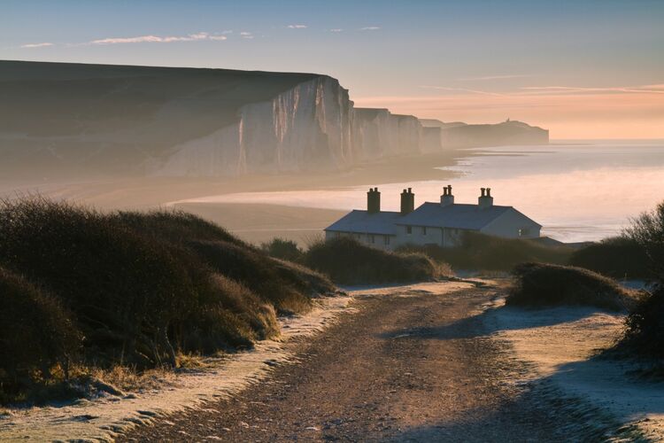 The Seven Sisters Coast guard cottages