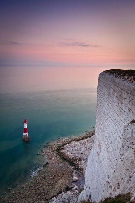 Sunset at the Beachy head lighthouse