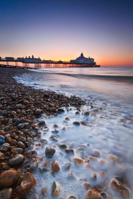 Sunrise at Eastbourne pier