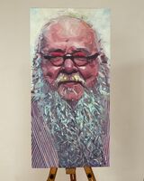 “Beard and pinstripes”