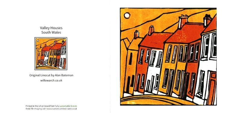 Valley Houses, South Wales (Orange)