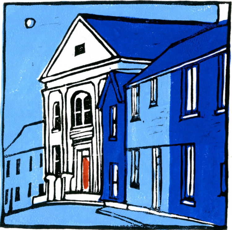 Gadlys Chapel Linocut