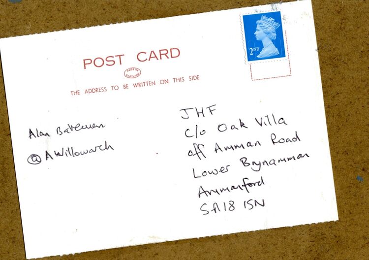 Postcard, Joseph Herman