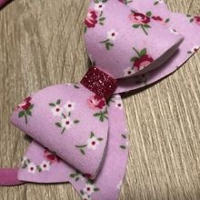 Lilac Spring Floral Bow