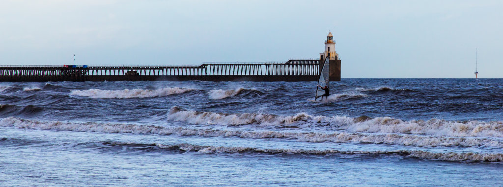 Windsurfing at Blyth