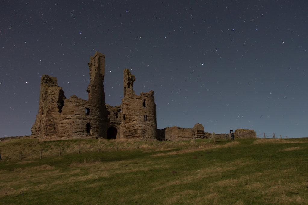 Night Shot of Dunstanburgh Castle