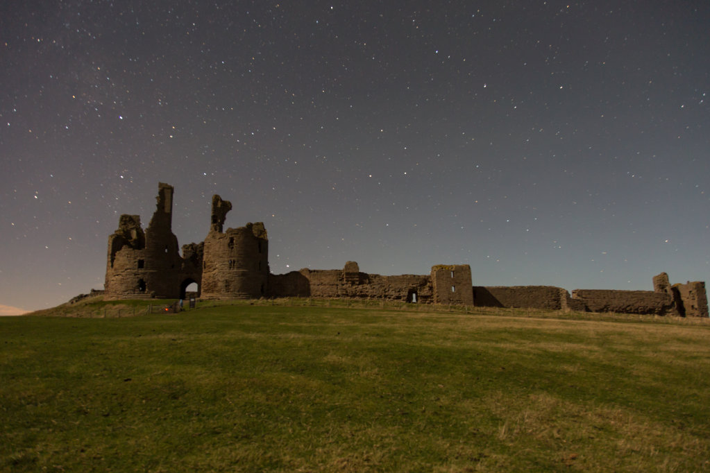 Night Shot of Dunstanburgh Castle
