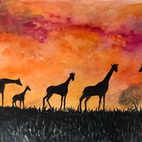 African Sunset - Elaine Balmer