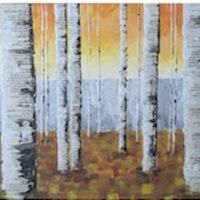 DEBBIE BULLEN –&nbsp;Autumn Birch Forest