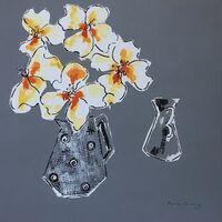 FRAN BUNTING – Two Vases and Some Flowers