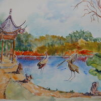 Chinese Pagoda at Wisley Gardens - Brian Blair