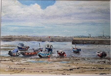 DAVID DRURY – Staithes Harbour