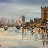 London along the Thames - Kathy Lemmer