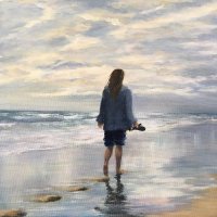 Lauren Sapseid - Girl on the Beach