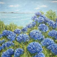 MARYAM MIRGHAEMI –&nbsp;Blue Hydrangea