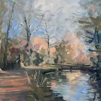 ANNEMARIE NIJEBOER –&nbsp;Canal in Spring