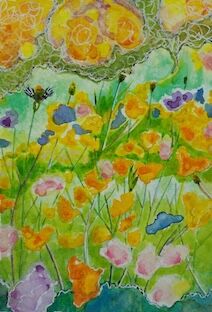 KAREN OSBORNE –&nbsp;Summer Floral Meadow Flowers