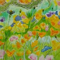KAREN OSBORNE –&nbsp;Summer Floral Meadow Flowers