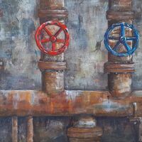 Rusty pipes – Sue Hinton