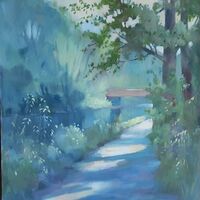 LIZ SEWARD –&nbsp;Woking, By the Canal