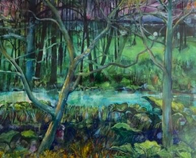 MARGARETHA SHEPHERD – Evening by the Stream