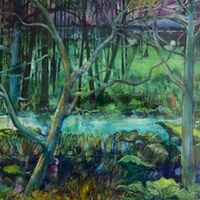 MARGARETHA SHEPHERD – Evening by the Stream