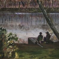 Fishing on Goldsworth Lake - Joan Curran