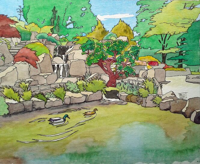 Wisley Gardens Rockery - Brenda Ord