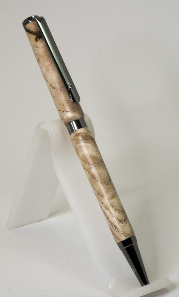 Black Titanium Plated Slimline Pen in Ash SOLD