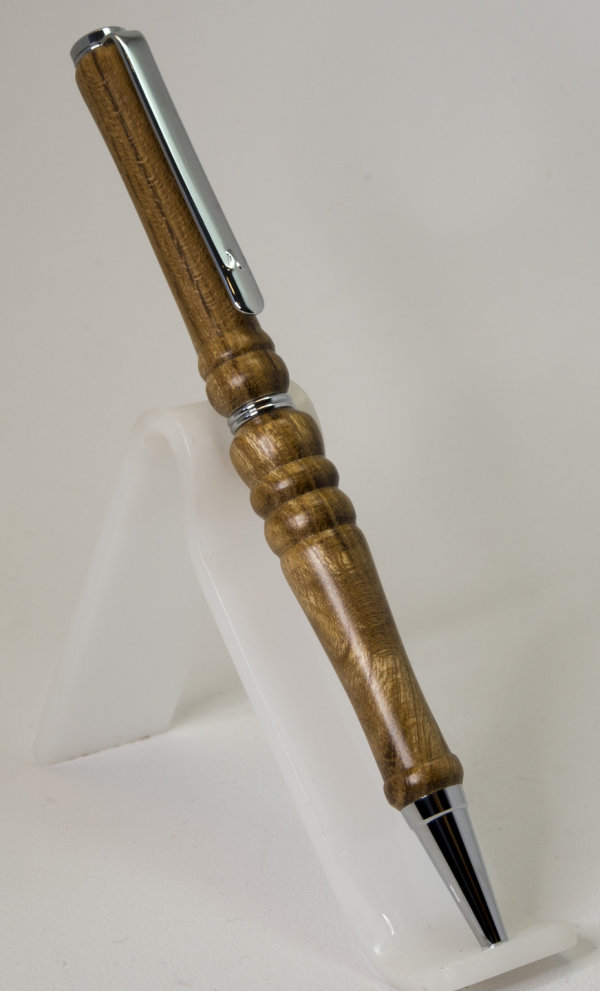 Chrome Plated Slimline Pen in Laburnum SOLD