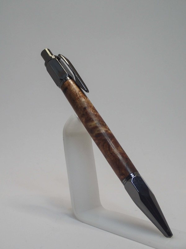 2mm Propelling Pencil in Gun Metal and Wych Elm SOLD