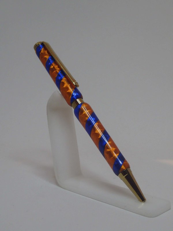 Titanium Gold Plated Slimline Pen in Acrylic sold
