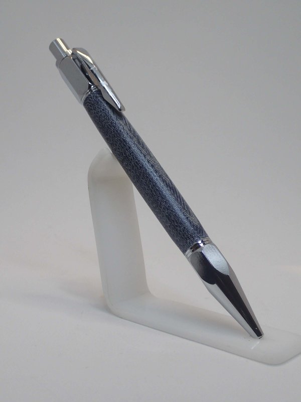 2mm Chrome Plated Propelling Pencil in Recycled Denim