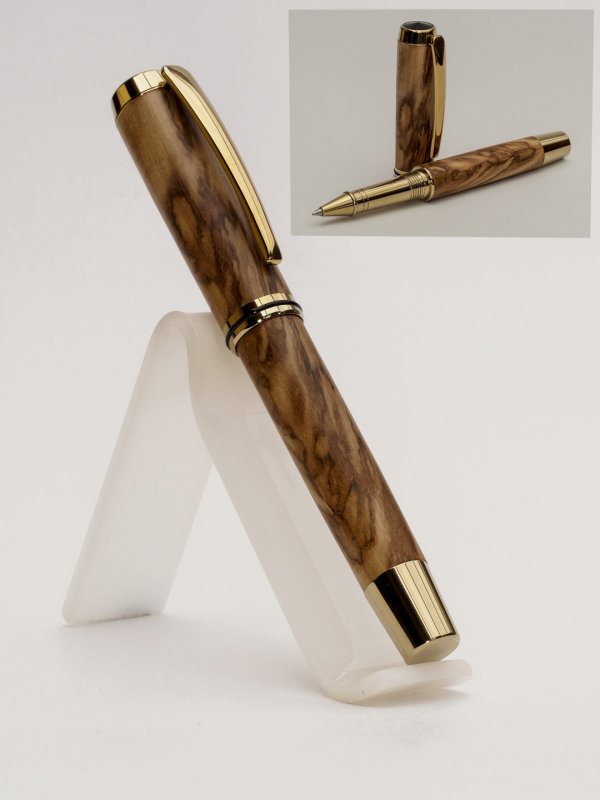 Titanium Gold Plated Rollerball Pen SOLD