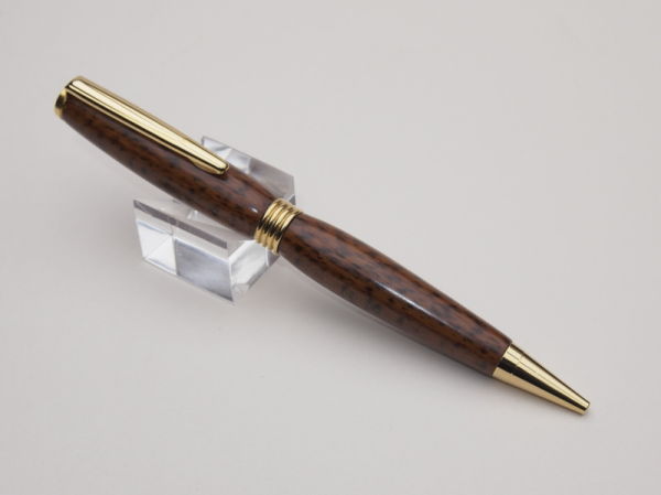 Titanium Gold Plated Streamline Pen in Snake Wood.SOLD