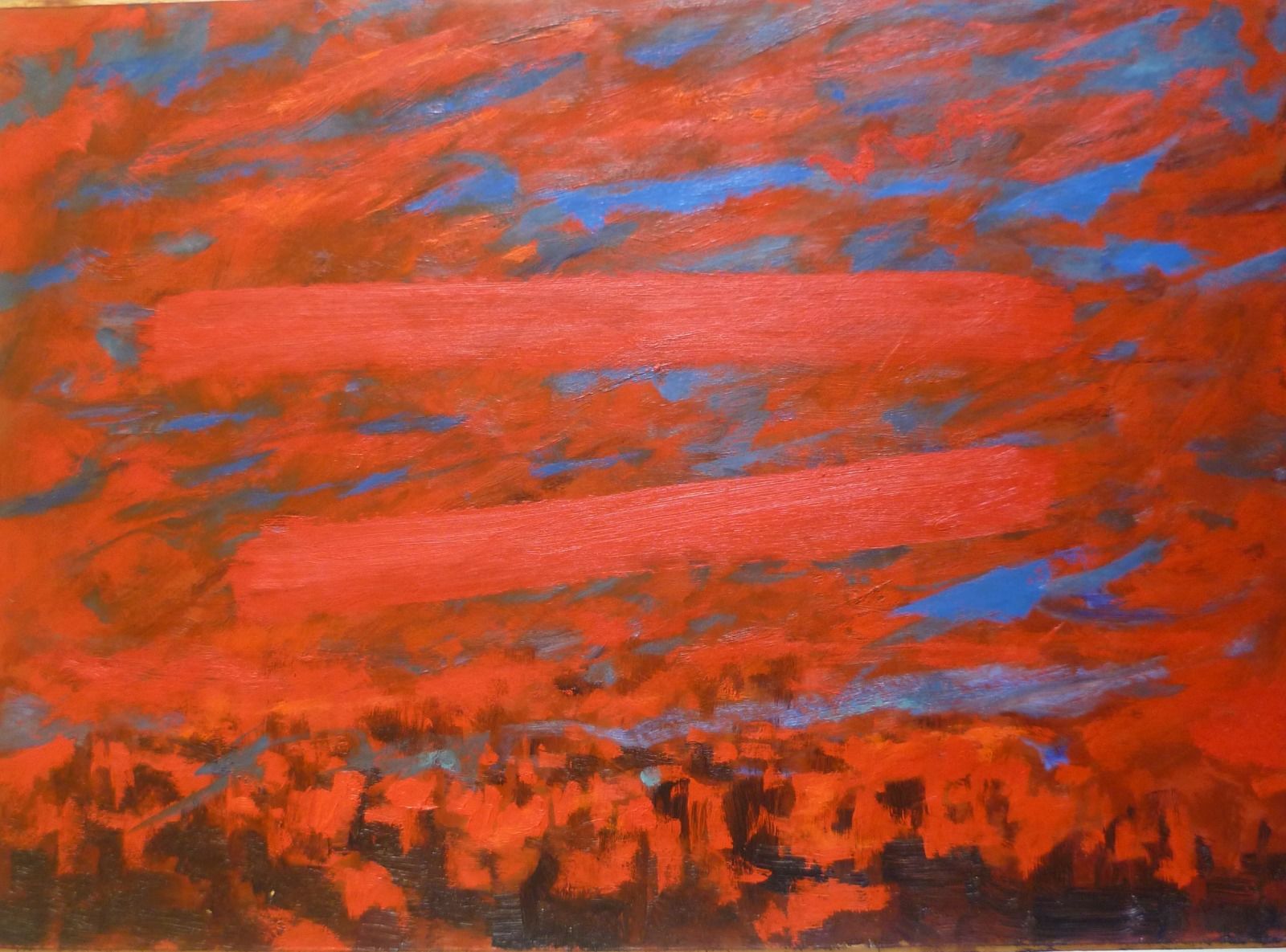Continuum 1. 62x86x0.5 (oil on board)