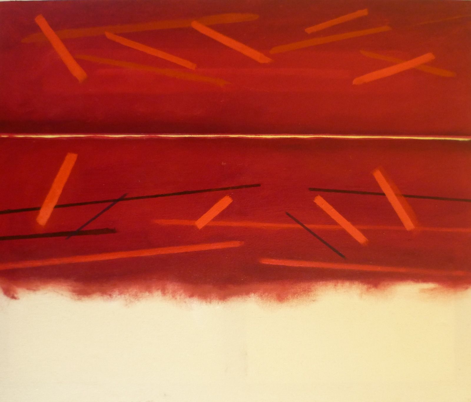 Continuum 2. 77x92cmx2.5 (oil on canvas)