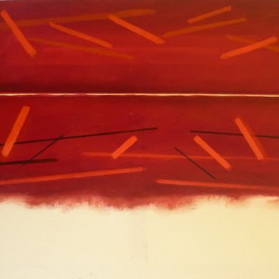 Continuum 2. 77x92cmx2.5 (oil on canvas)