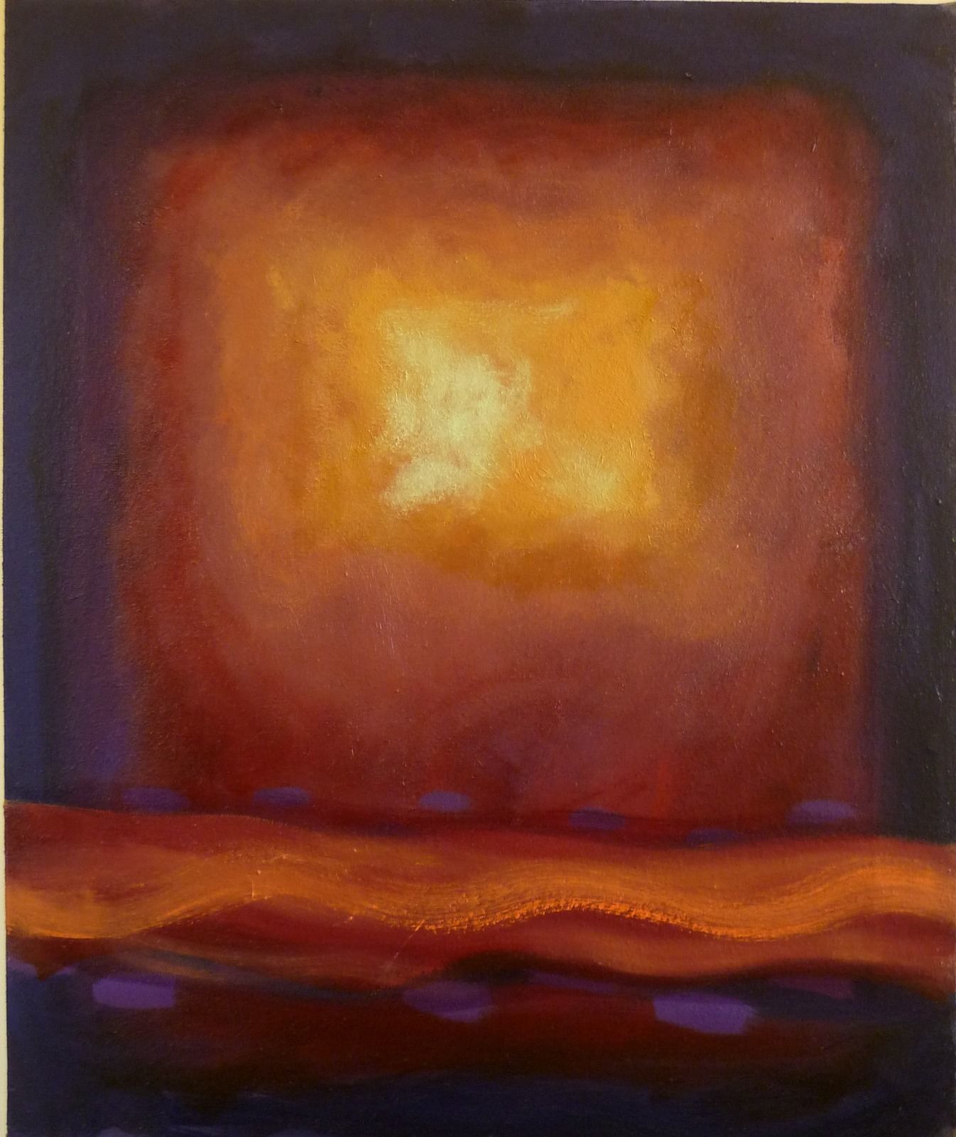 Emerging 17. 52x62x1.8cm (oil on canvas)
