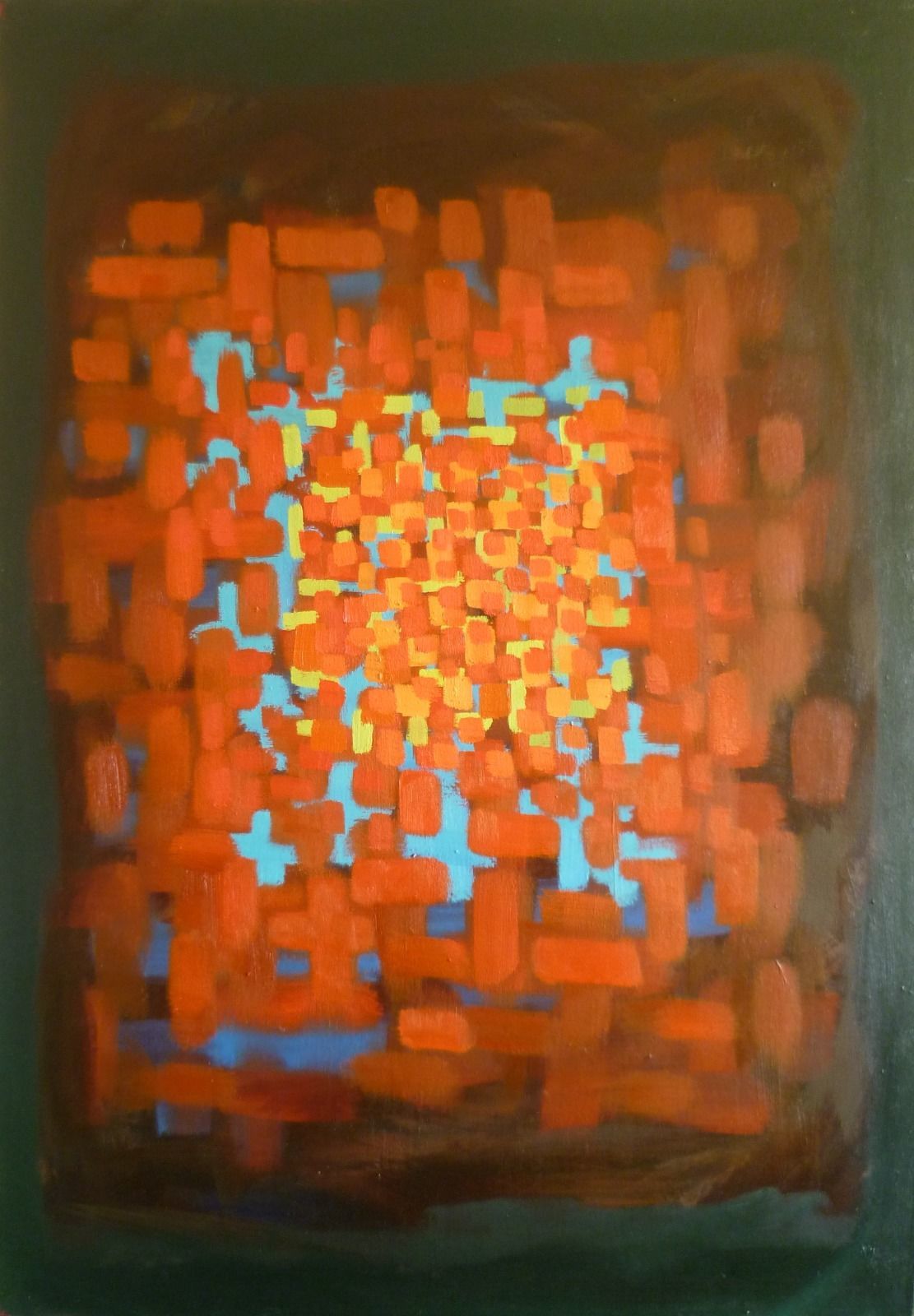 Emerging 2. 71x102x1.8cm (oil on canvas)