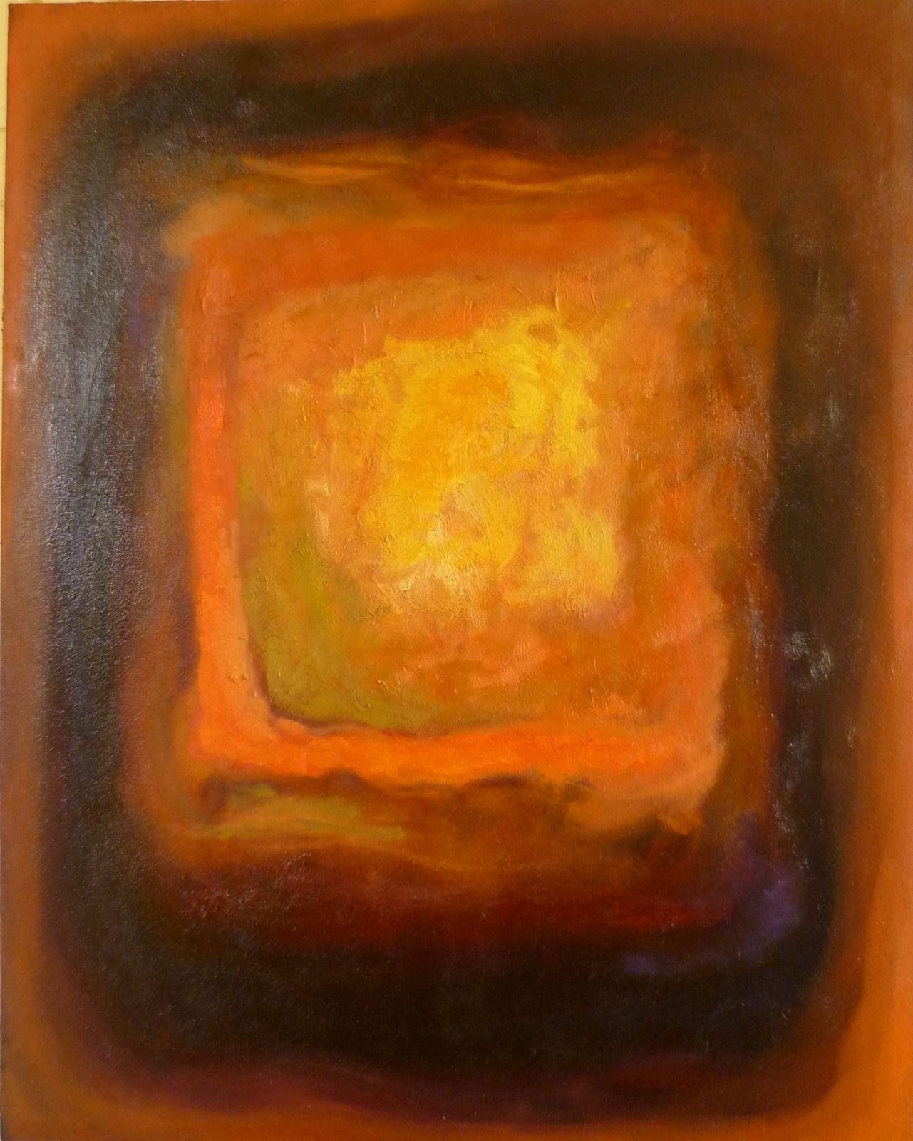 Emerging 7. 67x85x1.8cm (oil on canvas)